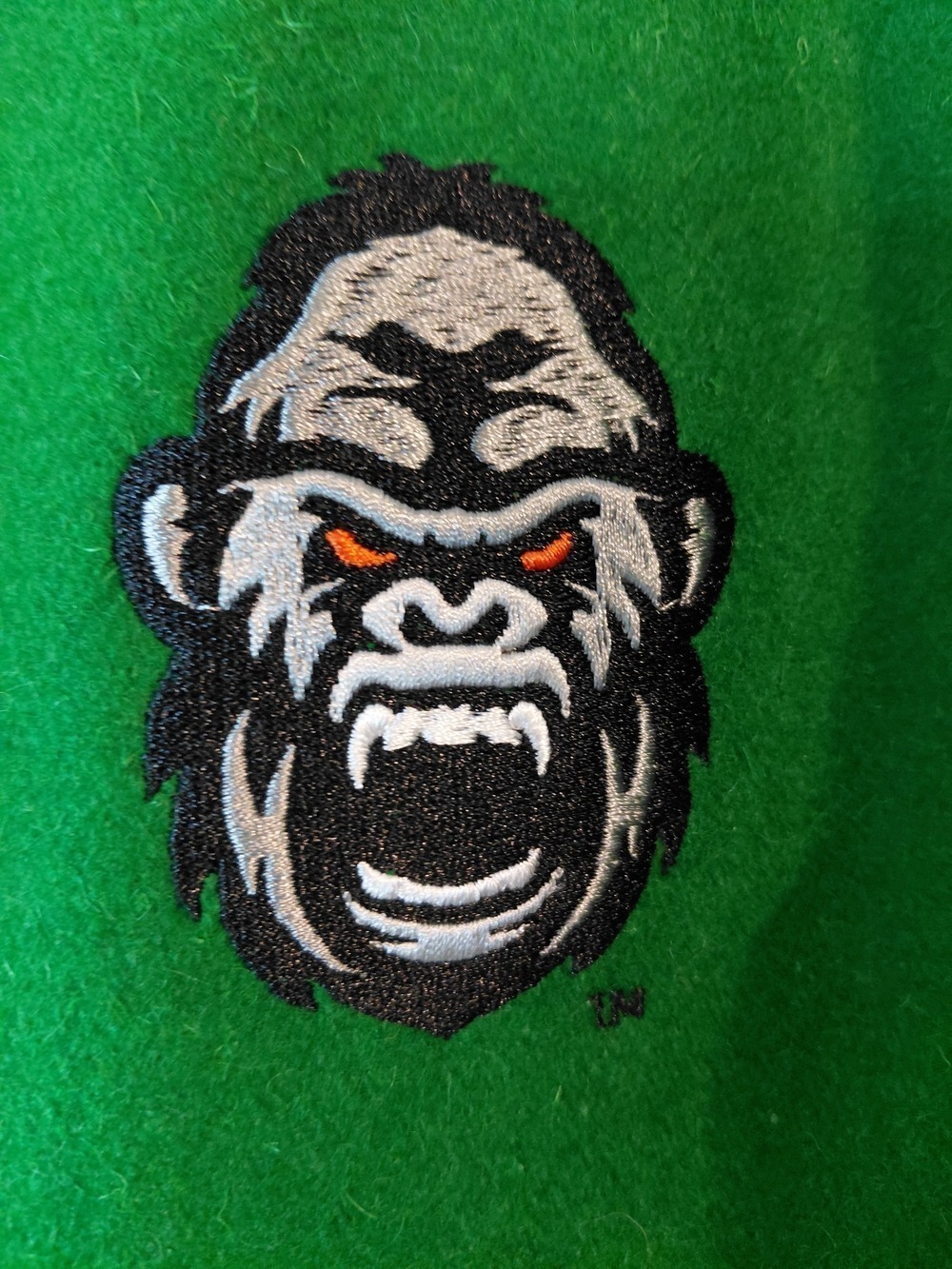 NWT Southern Gents Varsity Jacket Green White Wool Streetwear Size 34 - Picture 8 of 16